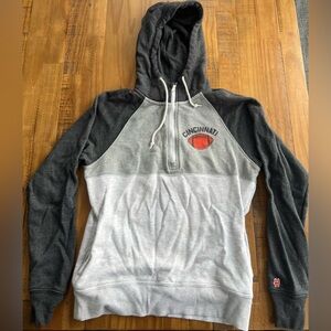 Homage Cincinnati Small 1/4 zip sweatshirt